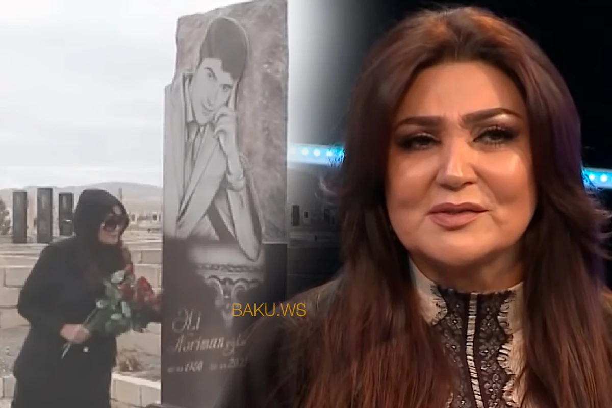 Oğlu vəfat edən Nazpəri Dostəliyeva efirdə - VİDEO