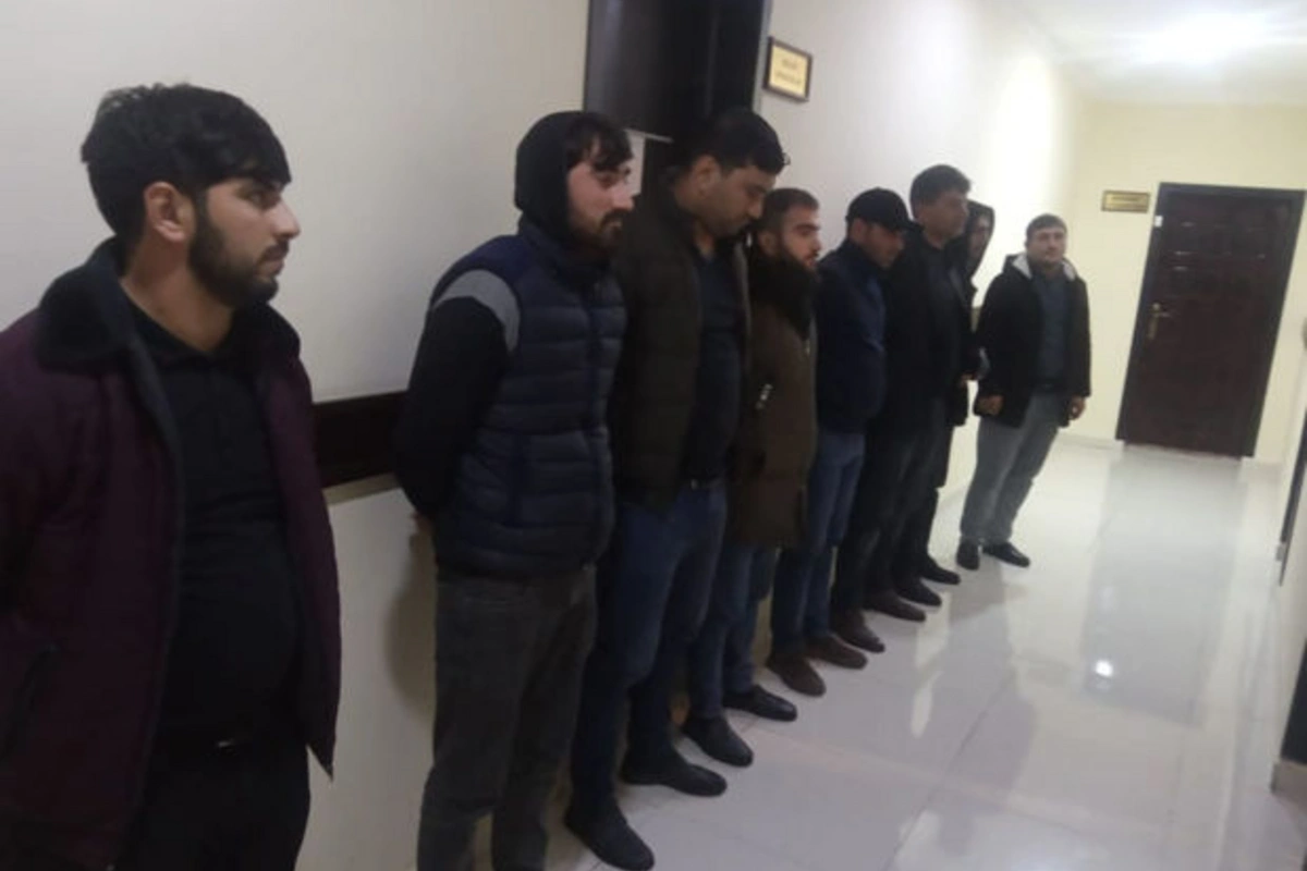 Şabranda karantin qaydalarını pozan çay evi aşkarlandı: Səkkiz nəfər saxlanıldı - FOTO