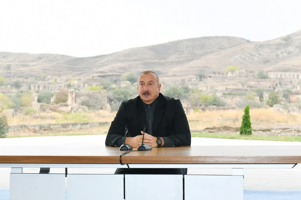 İlham Əliyev Xocavənd ictimaiyyətinin nümayəndələri ilə görüşüb