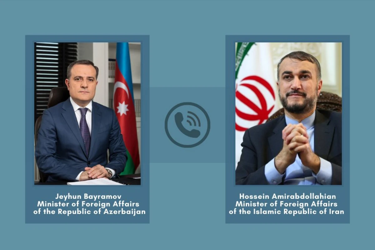 Azərbaycan və İran XİN başçıları arasında telefon danışığı olub Azərbaycan və İran XİN başçıları arasında telefon danışığı olub