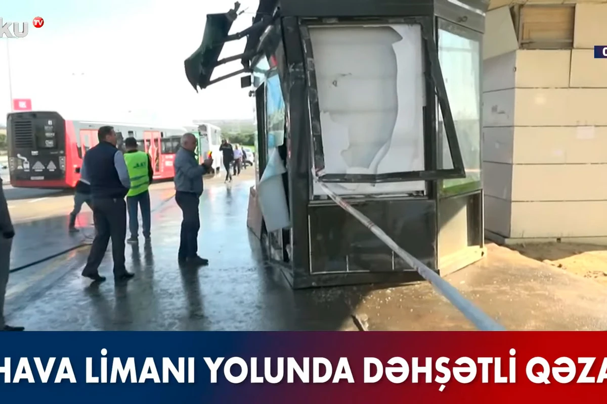 Bakıda dəhşətli qəzanın baş verdiyi ərazidən görüntülər - VİDEO