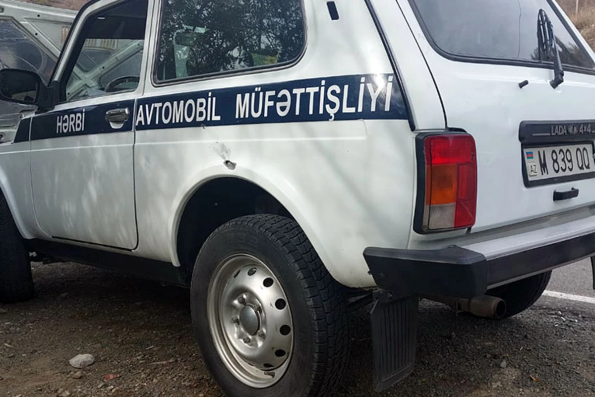 МО: Армяне открыли огонь по гражданской автоколонне, движущейся из Суговушана в Кяльбаджар - ФОТО