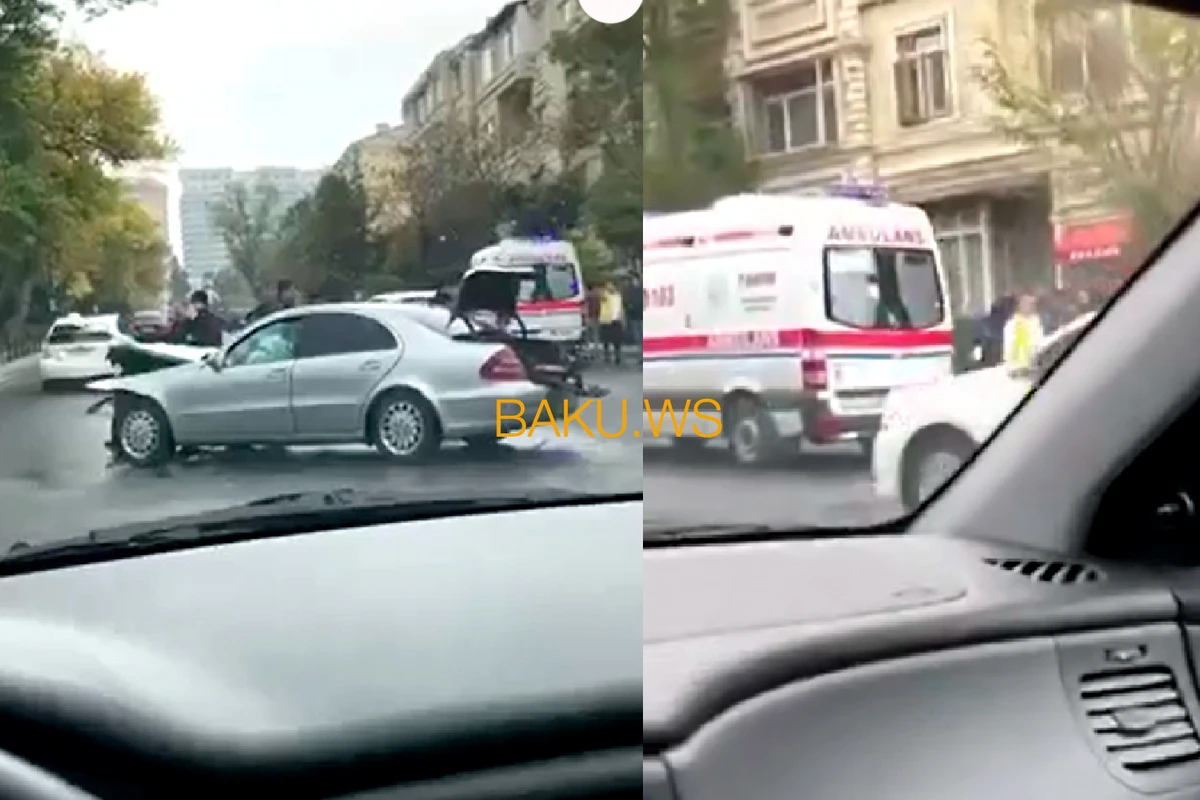 Bakıda yol qəzası - VİDEO