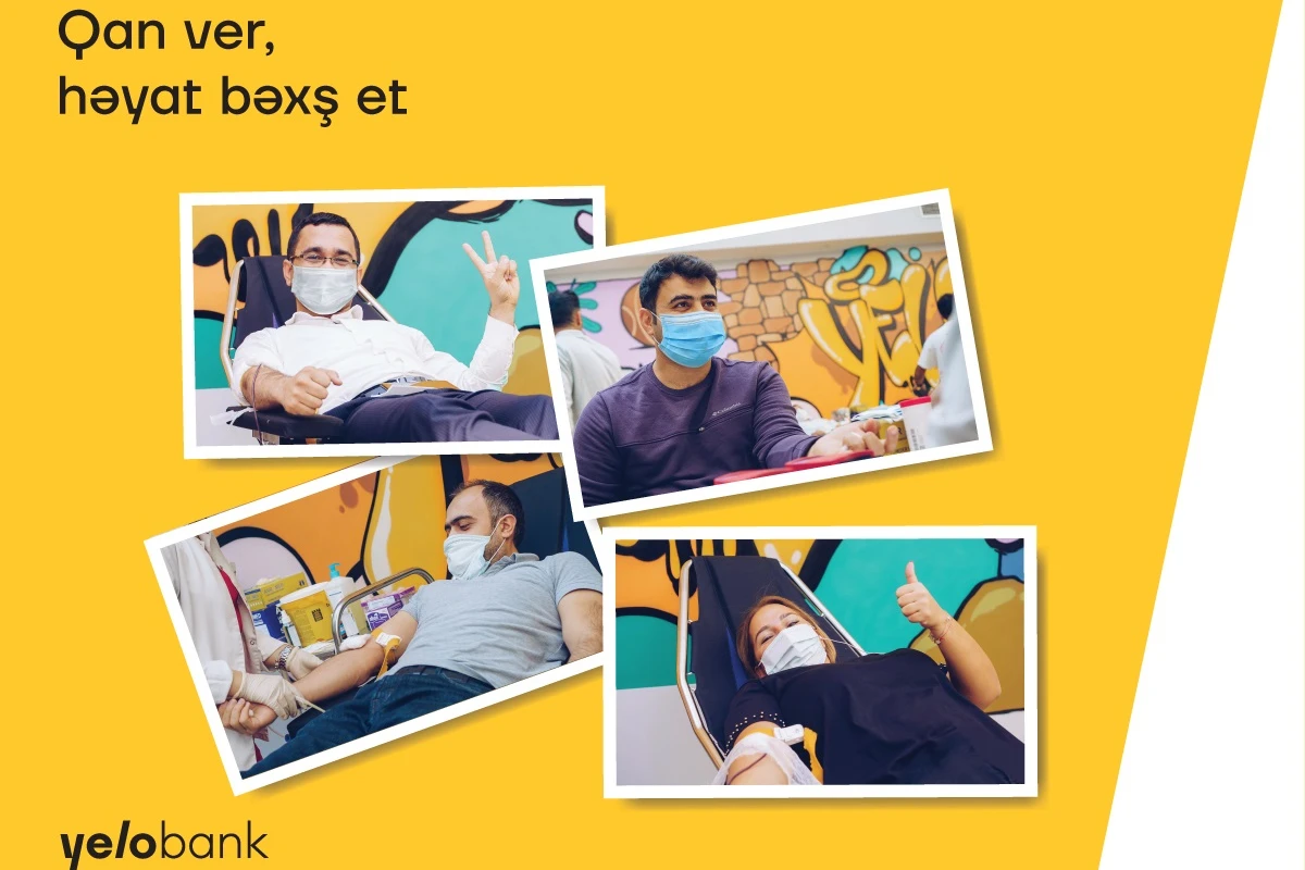 Yelo Bank “Qan ver, həyat bəxş et” aksiyasını keçirdi