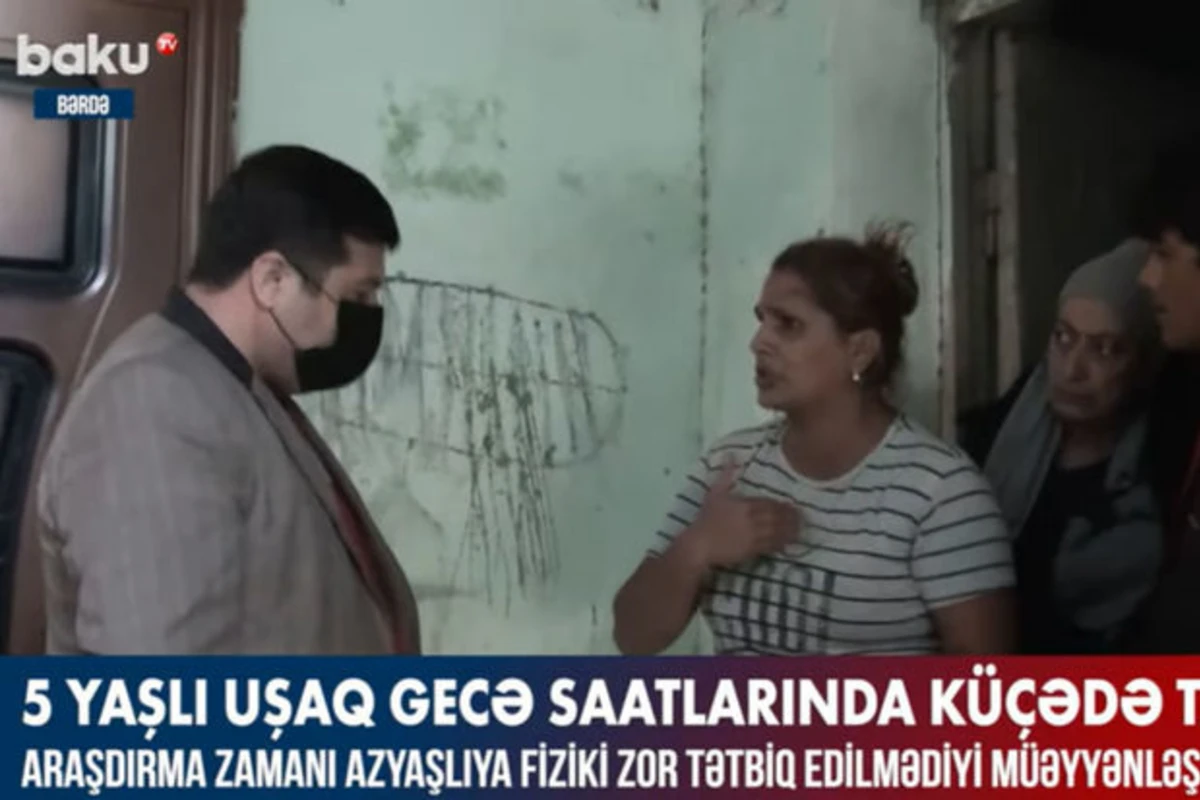 Gecə saatlarında küçədən beş yaşlı uşaq tapıldı – VİDEO