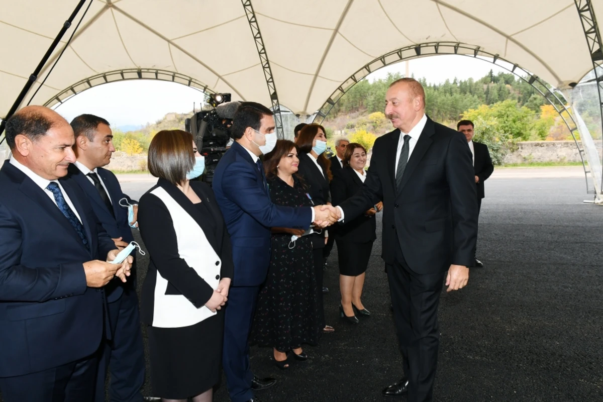 Azərbaycan lideri: Zəngilandan Naxçıvana, oradan da Türkiyəyə və Avropaya yol açılacaq