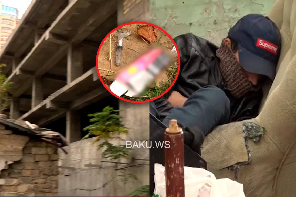 Bakıdakı narkomanların yuvasından yeni xəbər var - VİDEO