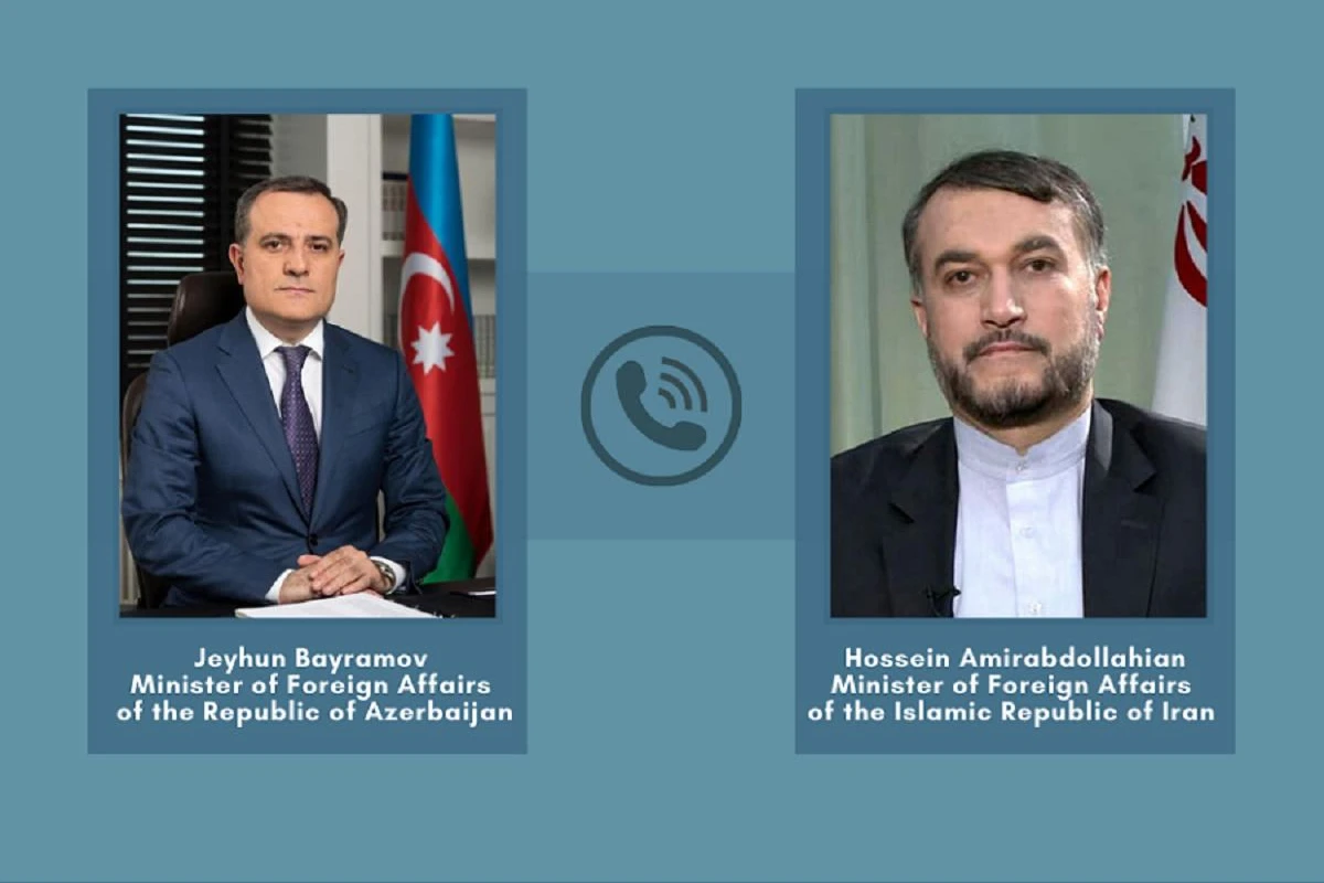 Ceyhun Bayramovun iranlı həmkarı ilə telefon danışığı baş tutub
