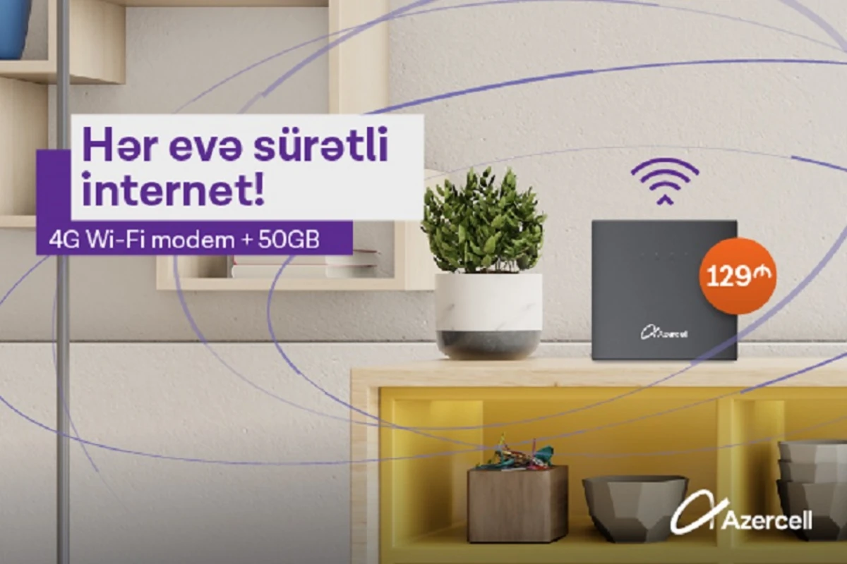 Azercell-dən yeni Wi-Fi kampaniyası! Azercell-dən yeni Wi-Fi kampaniyası!