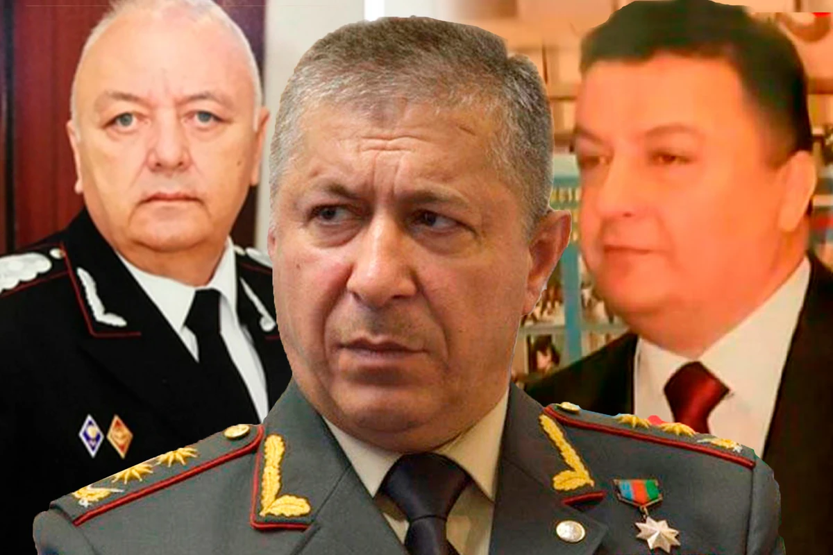 Azərbaycanda həbsə düşən generallar - FOTO