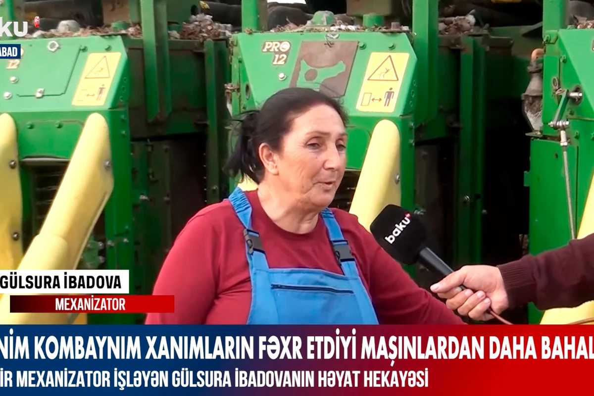 40 ildir mexanizator işləyən zəhmətkeş qadının həyat hekayəsi - VİDEO