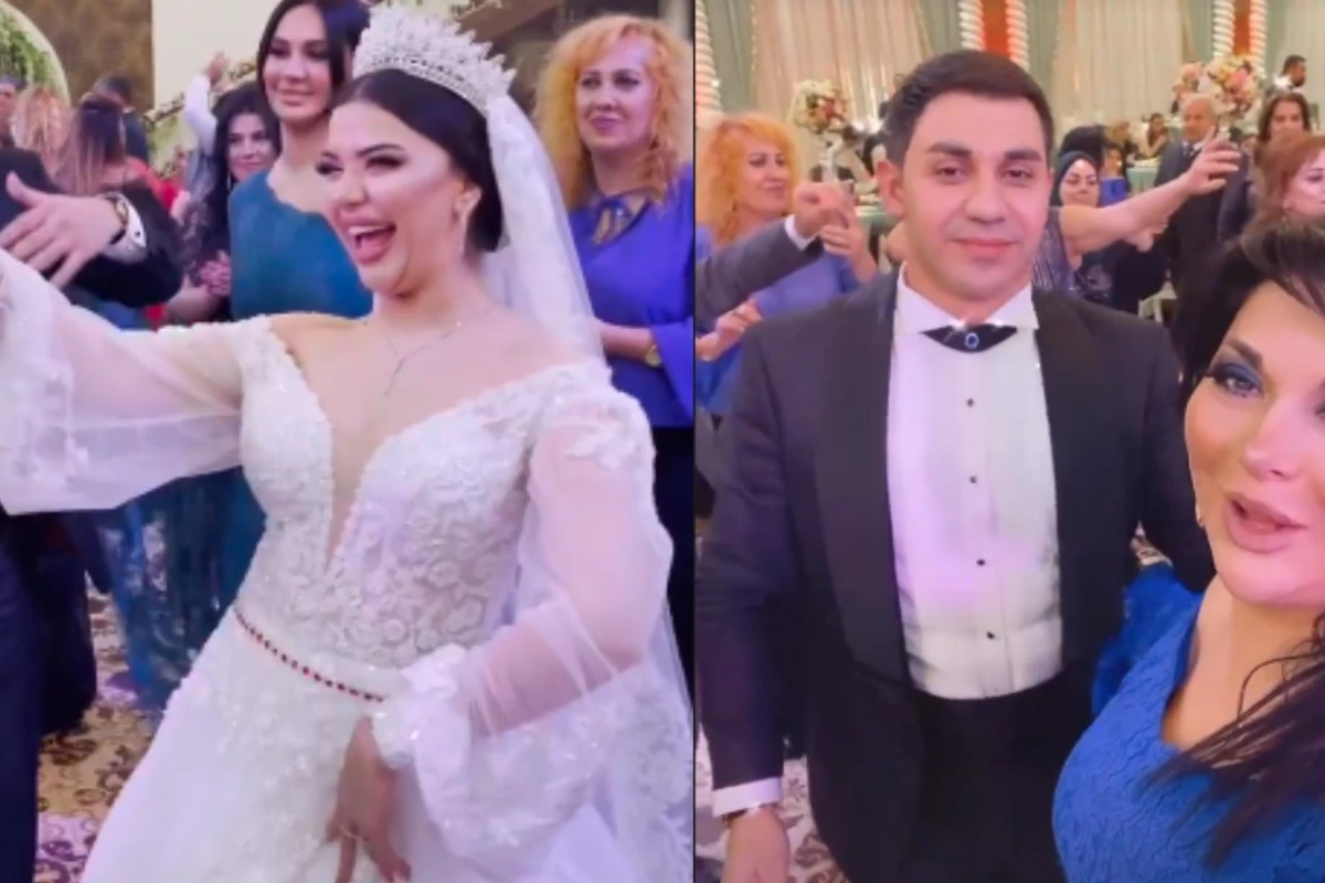 Təranə Qumralın şəhid qardaşı qızının toyu oldu - FOTO/VİDEO