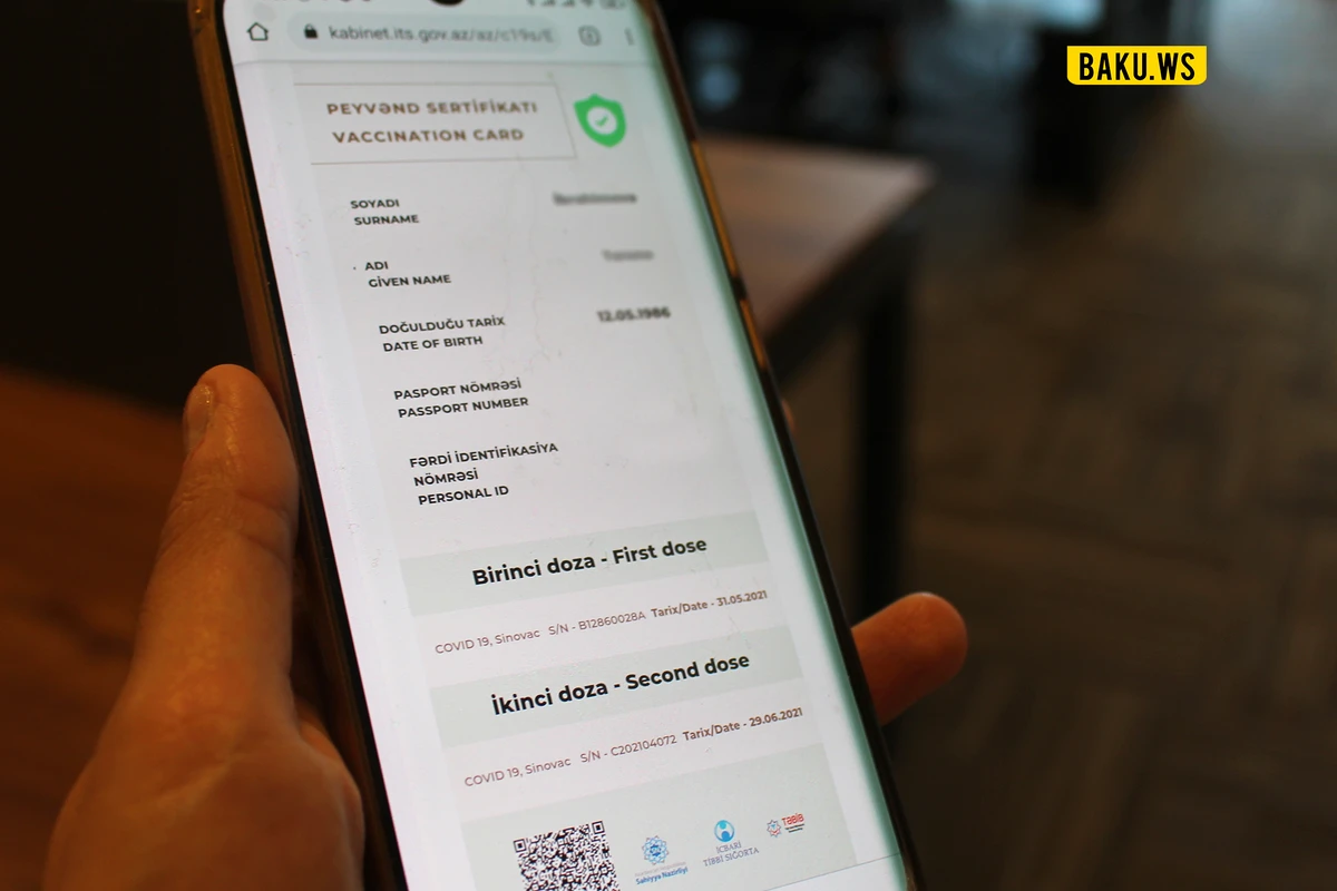 Saxta vaksin sertifikatını müəyyən edən test sistemi - VİDEO