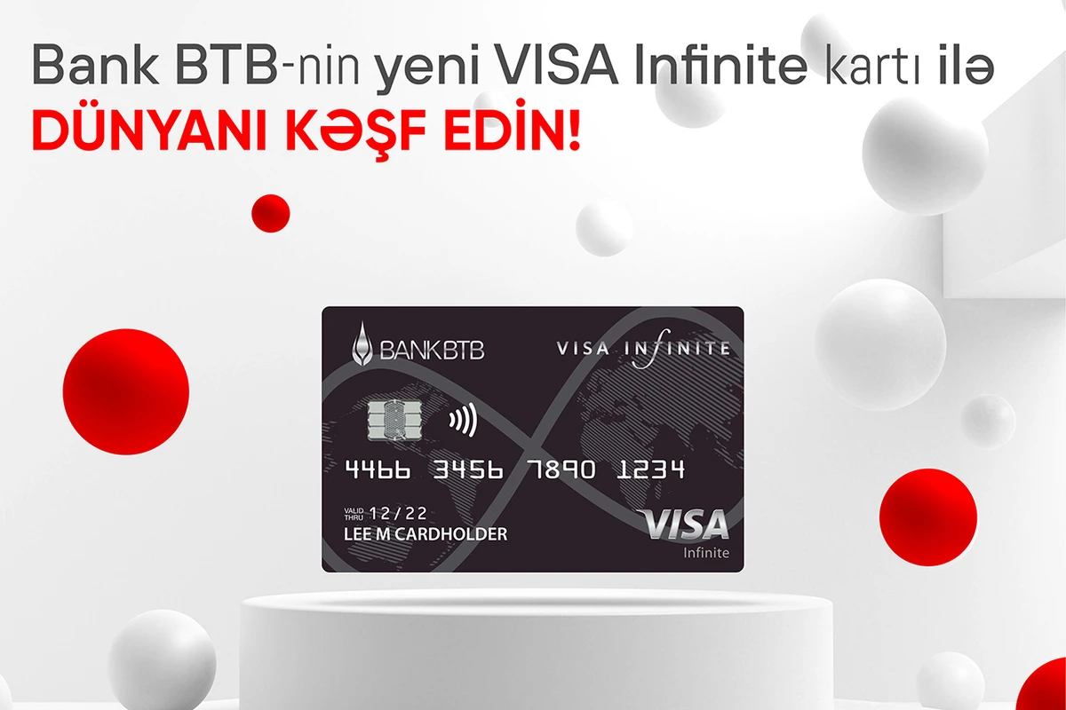Bank BTB yeni Visa Infinite kartlarını təqdim edir