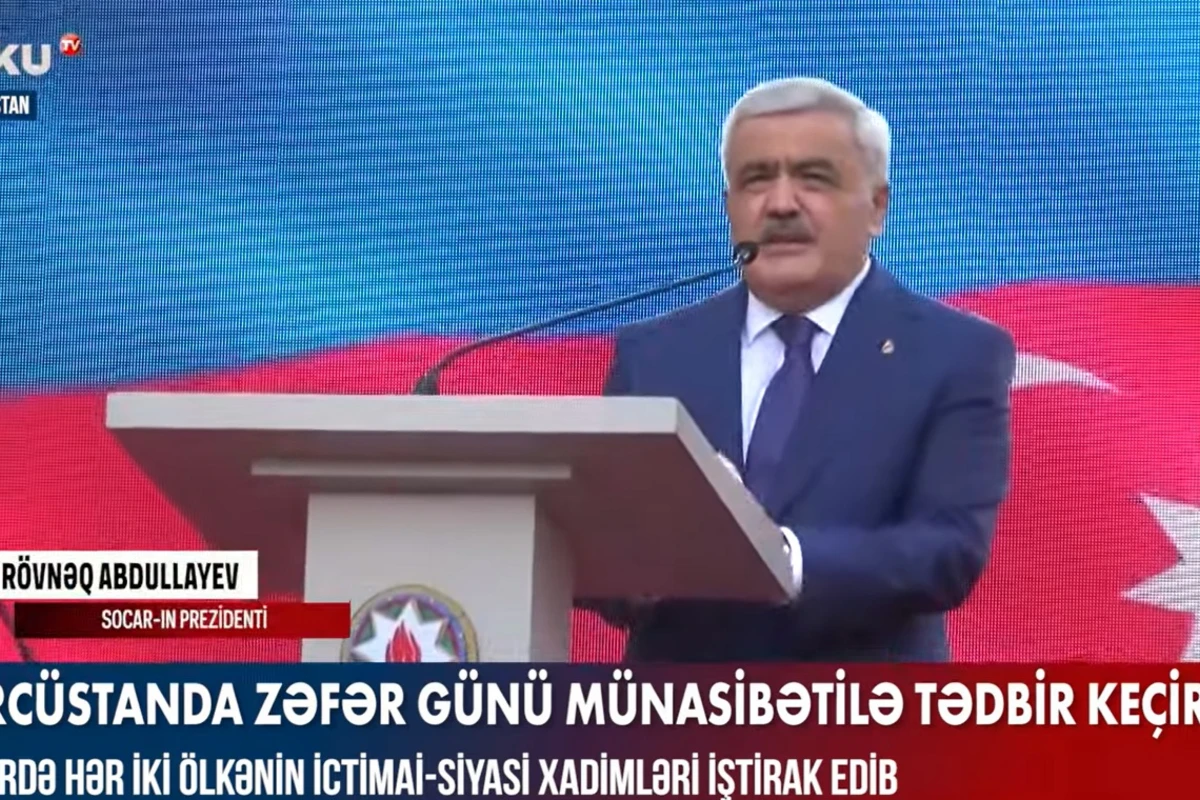 Gürcüstanda Zəfər Günü ilə bağlı tədbir keçirildi - VİDEO