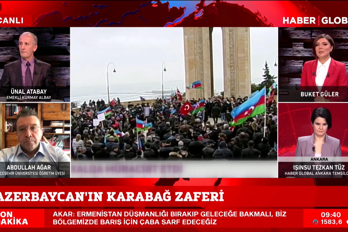 Bakıdakı Zəfər yürüşü “Haber Global”ın efirində - VİDEO