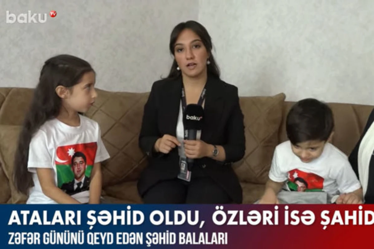Zəfər gününü qeyd edən Şəhid balaları – VİDEO