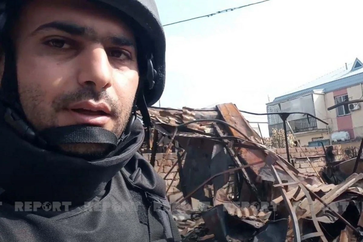 Müharibə dəhşətlərinin şahidi olan jurnalist: “Gəncədə insan bədəninin bir hissəsini görmək çox ağır idi” - VİDEO