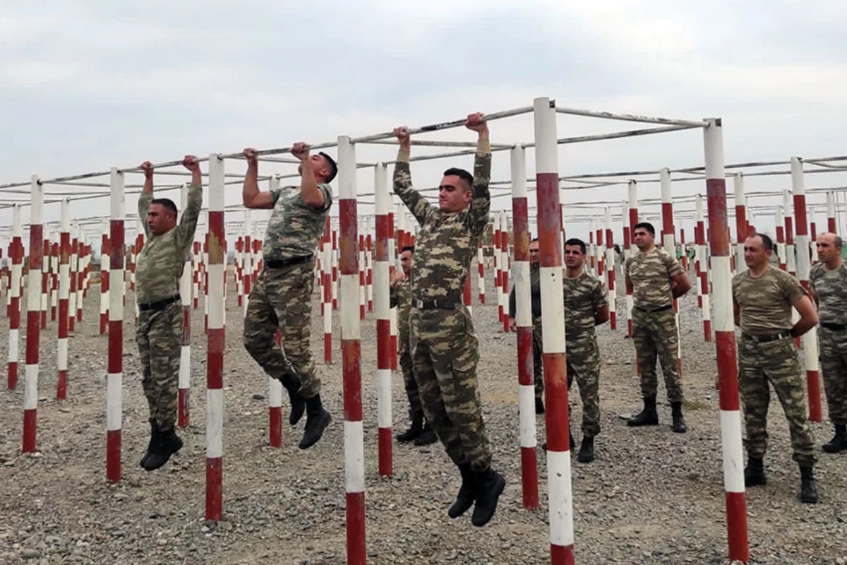 Azərbaycan Ordusunun tabor komandirləri arasında yarış keçirilib - FOTO