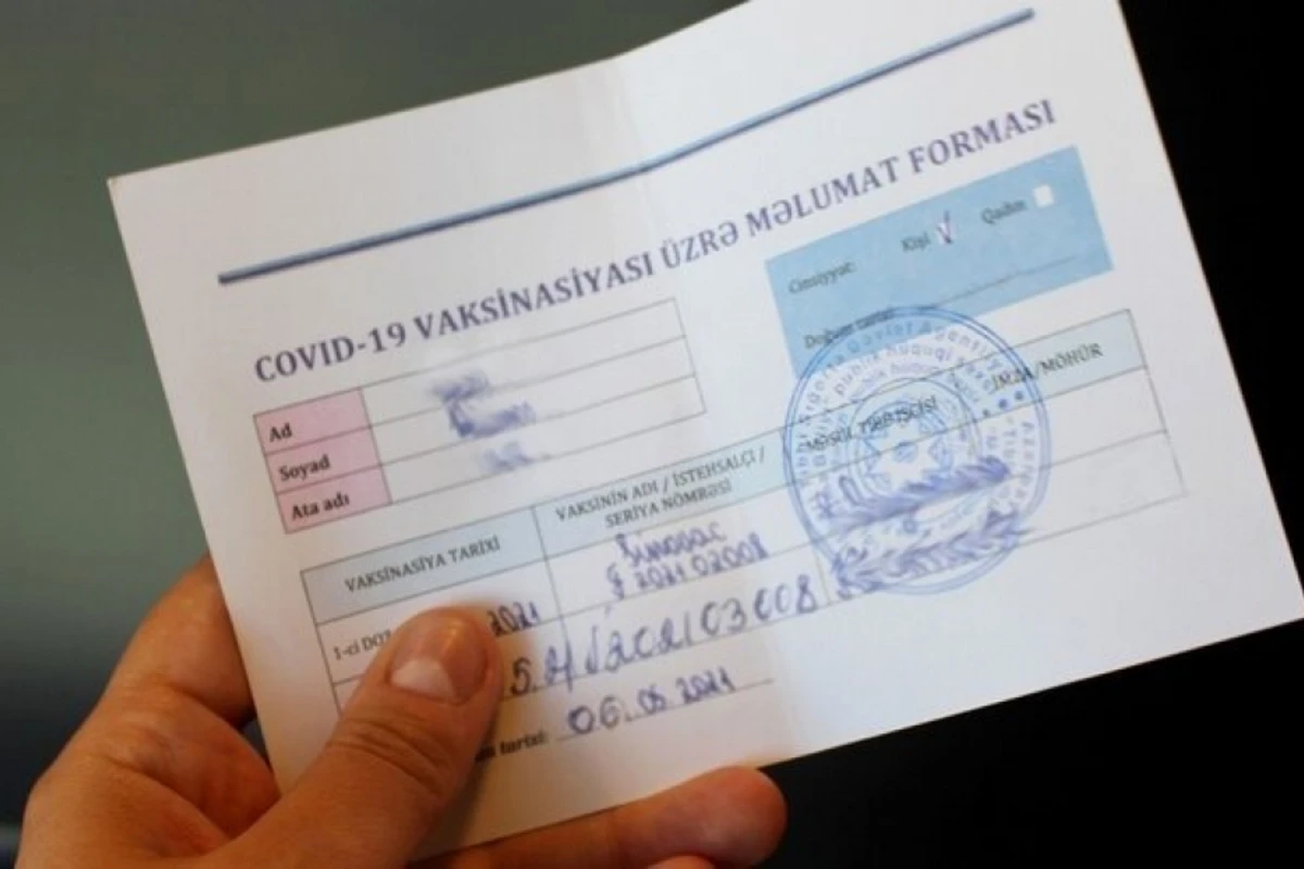 Ölkədə peyvənd olunanların sayı bəlli oldu