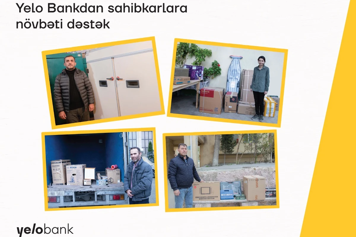 Yelo Bankdan fərdi sahibkarlara növbəti dəstək