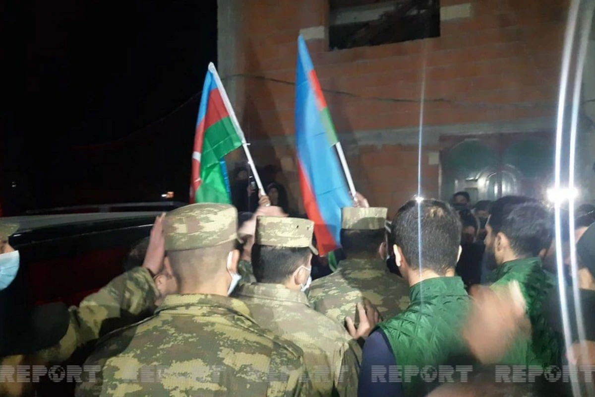 Şəhid Elçin Ağayevin nəşi ailəsinə təhvil verildi - FOTO