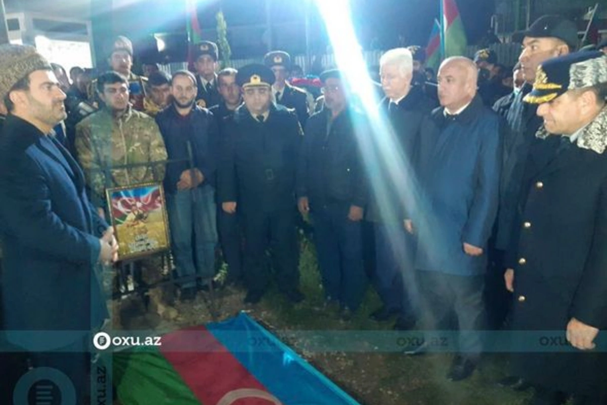 Şəhid Elçin Ağayev Cəlilabad rayonunda dəfn edildi - FOTO
