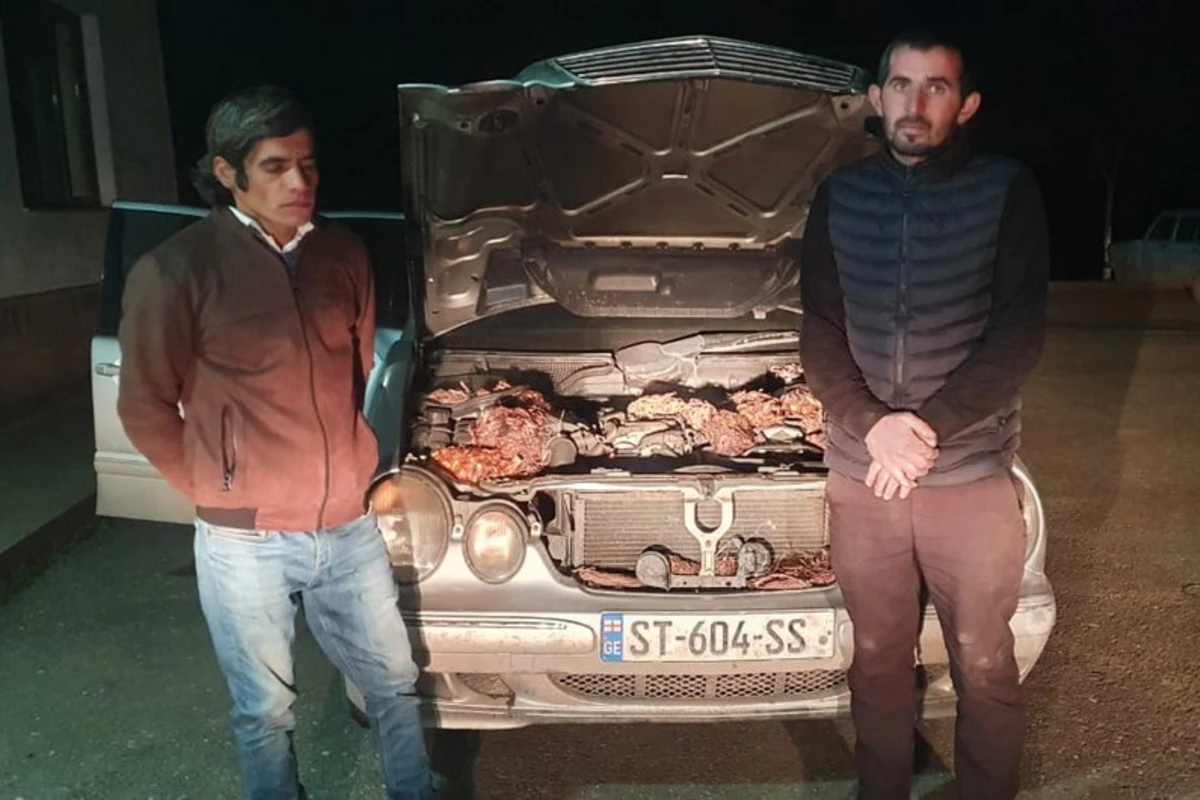 Xocavəndə icazəsiz keçmək istəyən şəxs saxlanılıb - FOTO