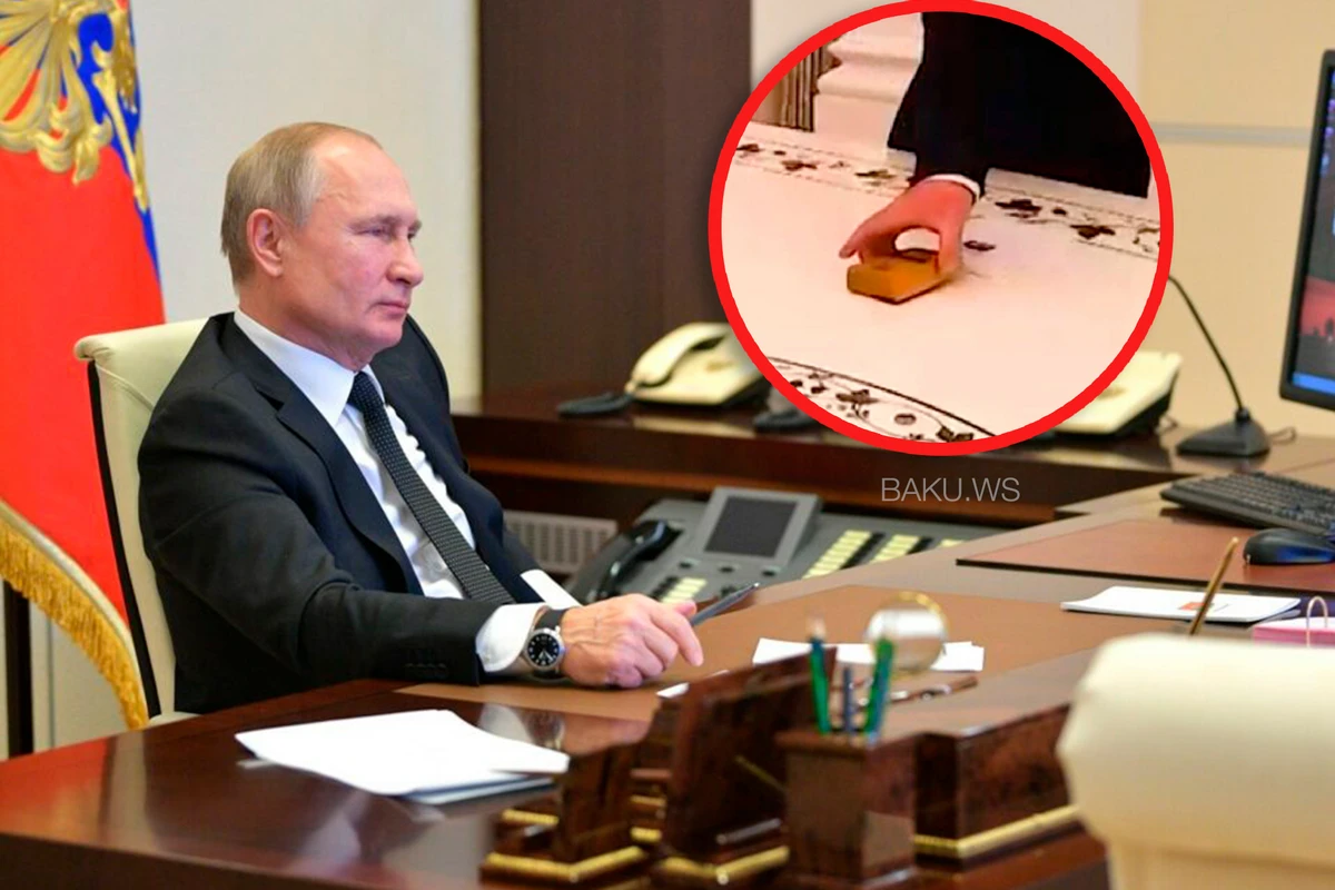 Раскрыто предназначение секретной кнопки на столе Путина - ВИДЕО