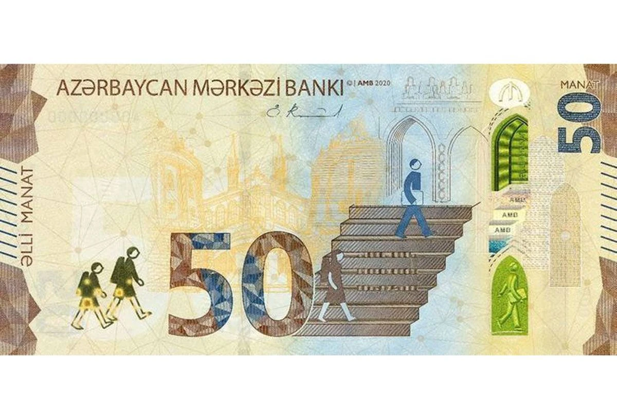 Azərbaycanın 50 manatlıq pul nişanı dünyanın ən təhlükəsiz banknotu seçilib