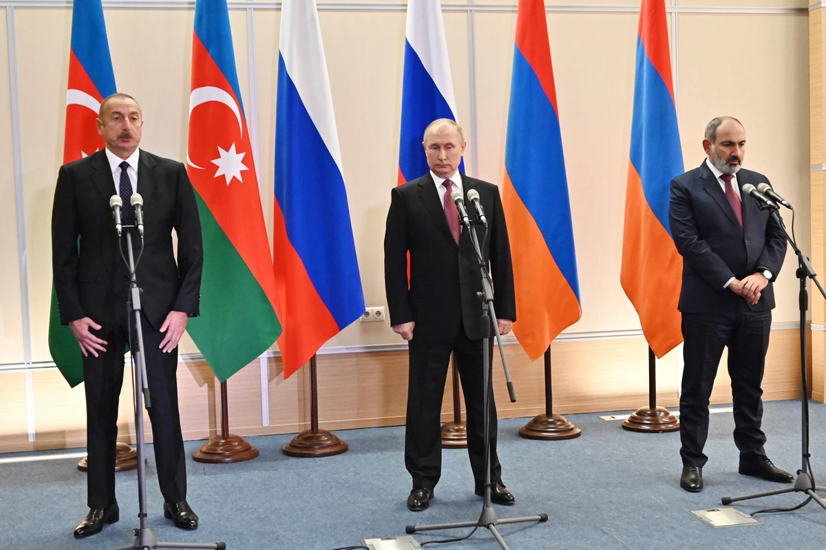 Azərbaycan, Rusiya və Ermənistan liderləri mətbuata bəyanatla çıxış ediblər