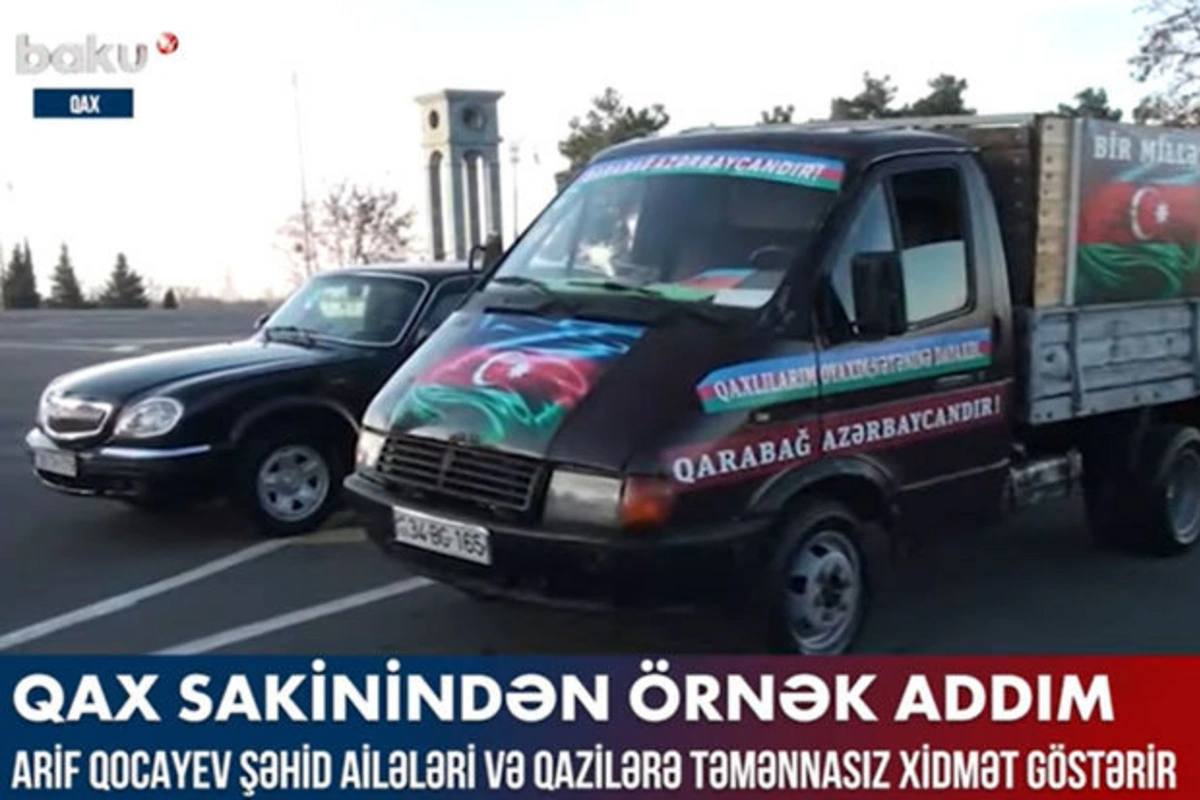 Qax sakinlərindən örnək addım – VİDEO