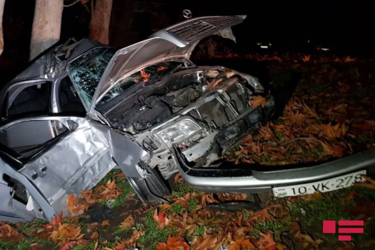 Göyçayda yol qəzasında bir polis öldü, digəri xəsarət aldı - FOTO