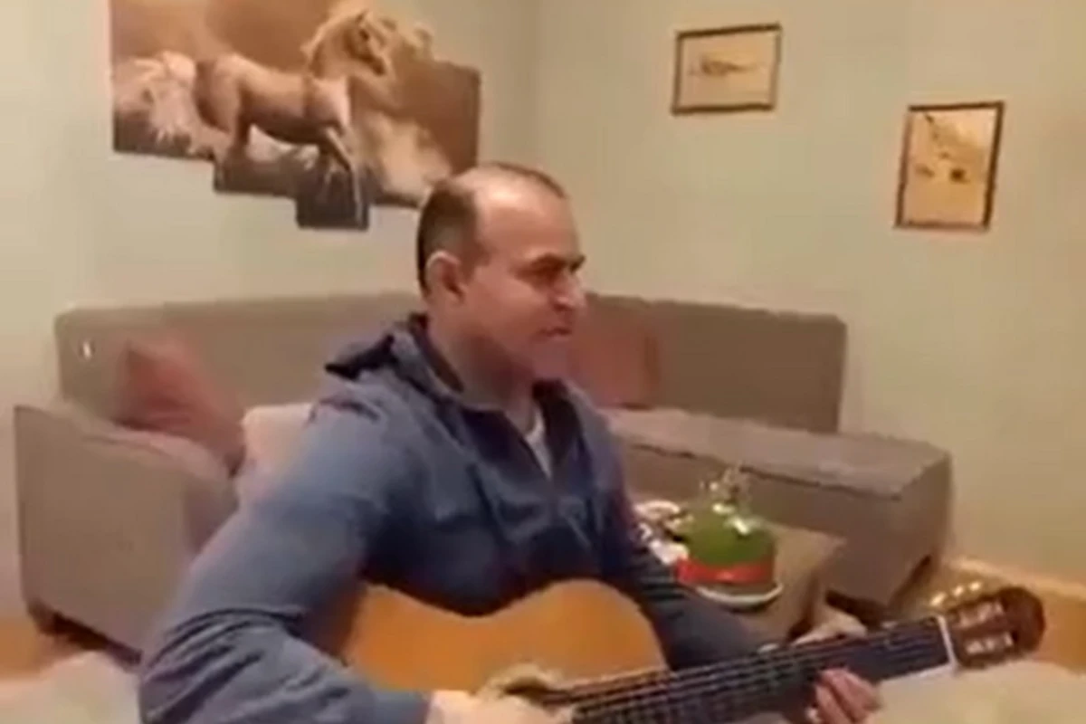 Şəhid polkovnik Emil Nəzirovun görüntüləri hər kəsi təsirləndirdi - VİDEO