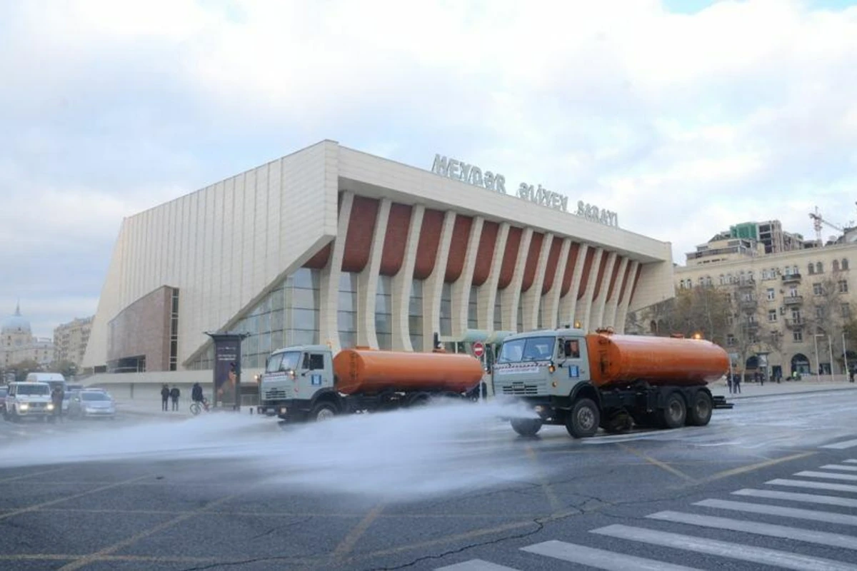 Bakıda 550 küçə dezinfeksiya edilib