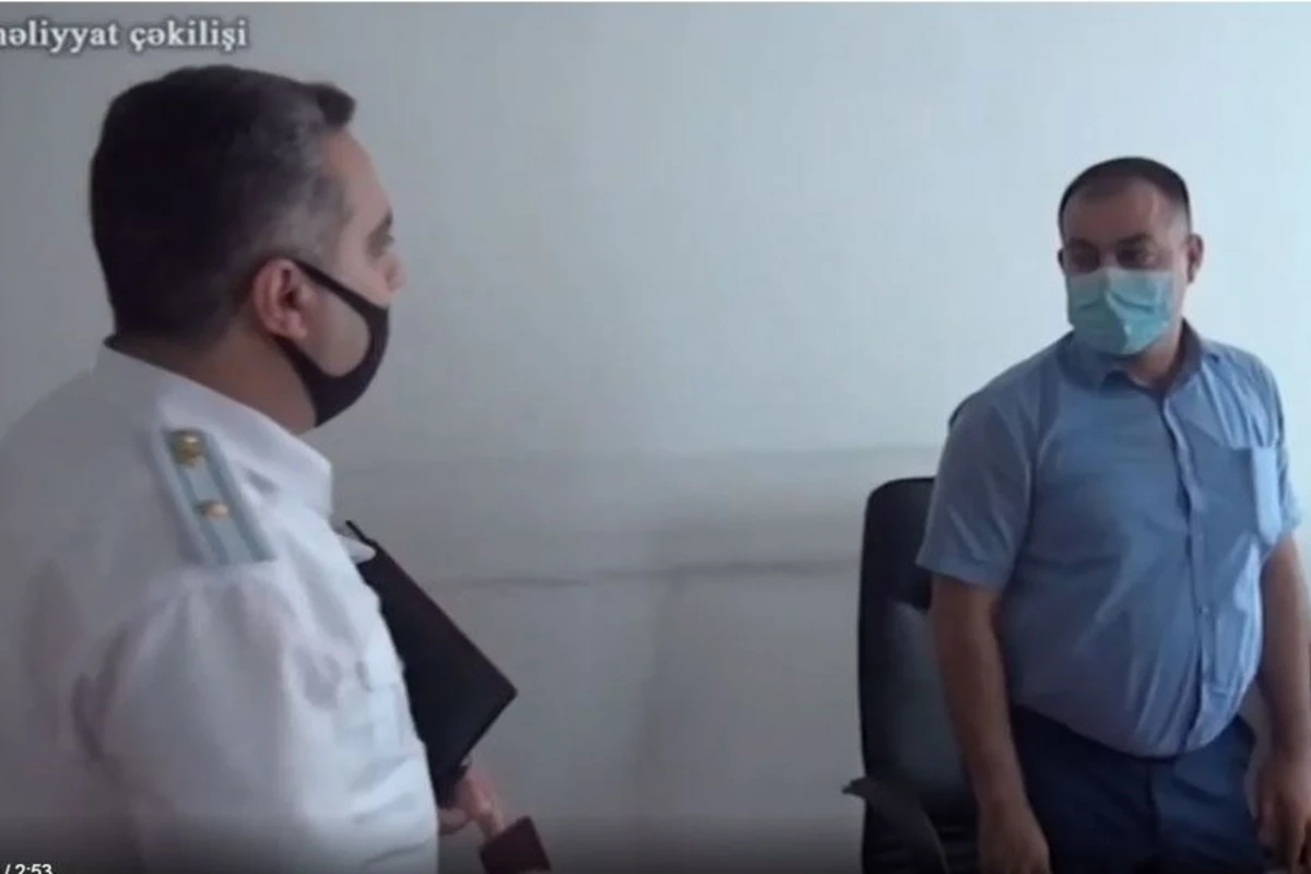 Rüşvət alarkən saxlanılan məmurlara hökm oxundu - VİDEO
