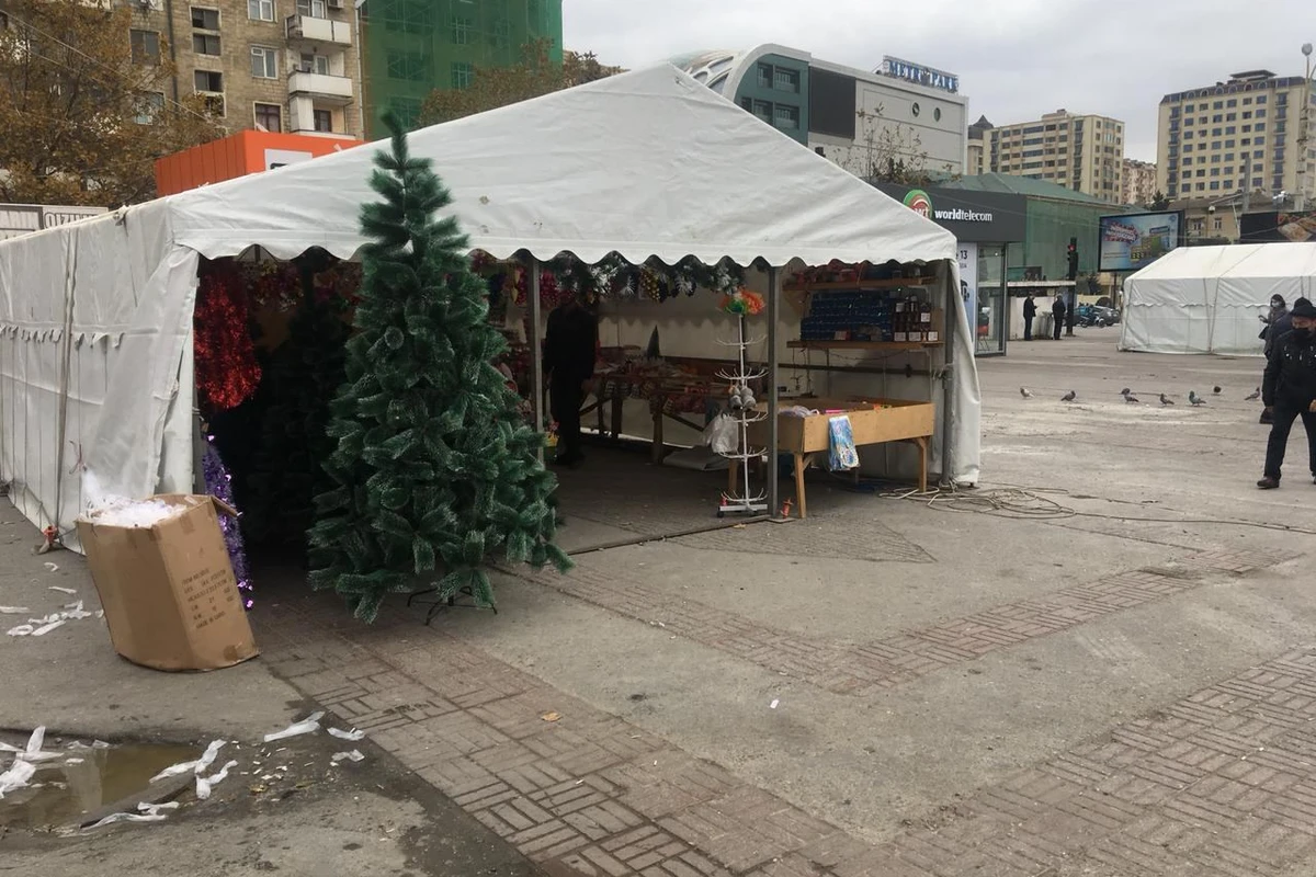 Каковы цены на новогодних ярмарках в Баку? - ФОТО