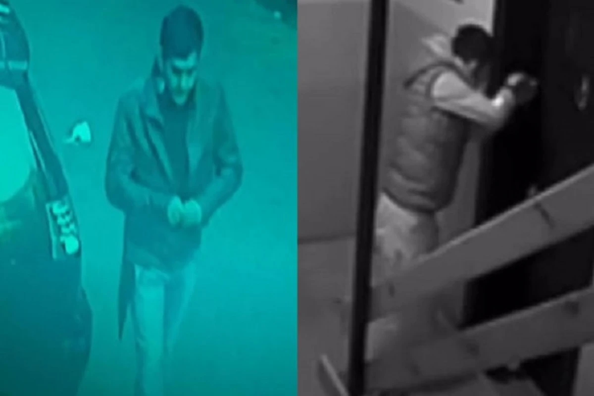 В Баку на камеру попал момент проникновения грабителя в дом - ВИДЕО