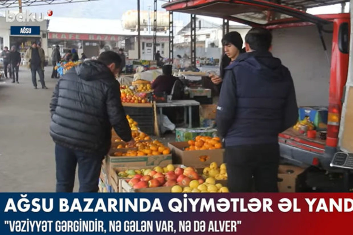 Ağsu bazarında qiymətlər “əl yandırır” – VİDEO
