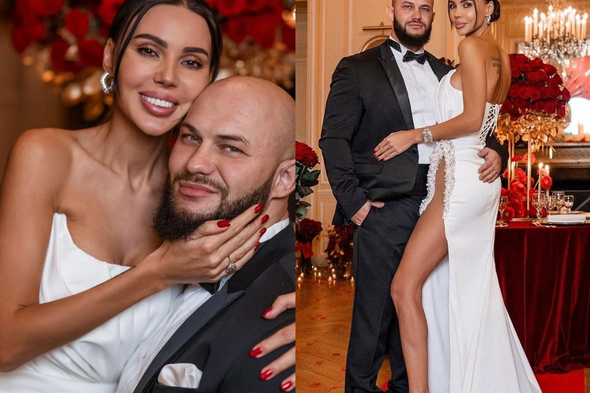Ciqanın həyat yoldaşının açıq-saçıq gəlinliyi qalmaqal yaratdı - FOTO