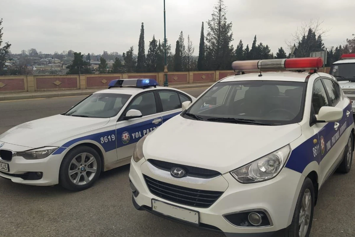 Yol polisinin yanında QƏZA - HADİSƏ ANI