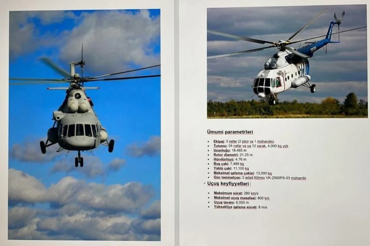 Qaraheybətdə qəzaya uğrayan helikopterin qara qutusunun FOTOları açıqlanıb