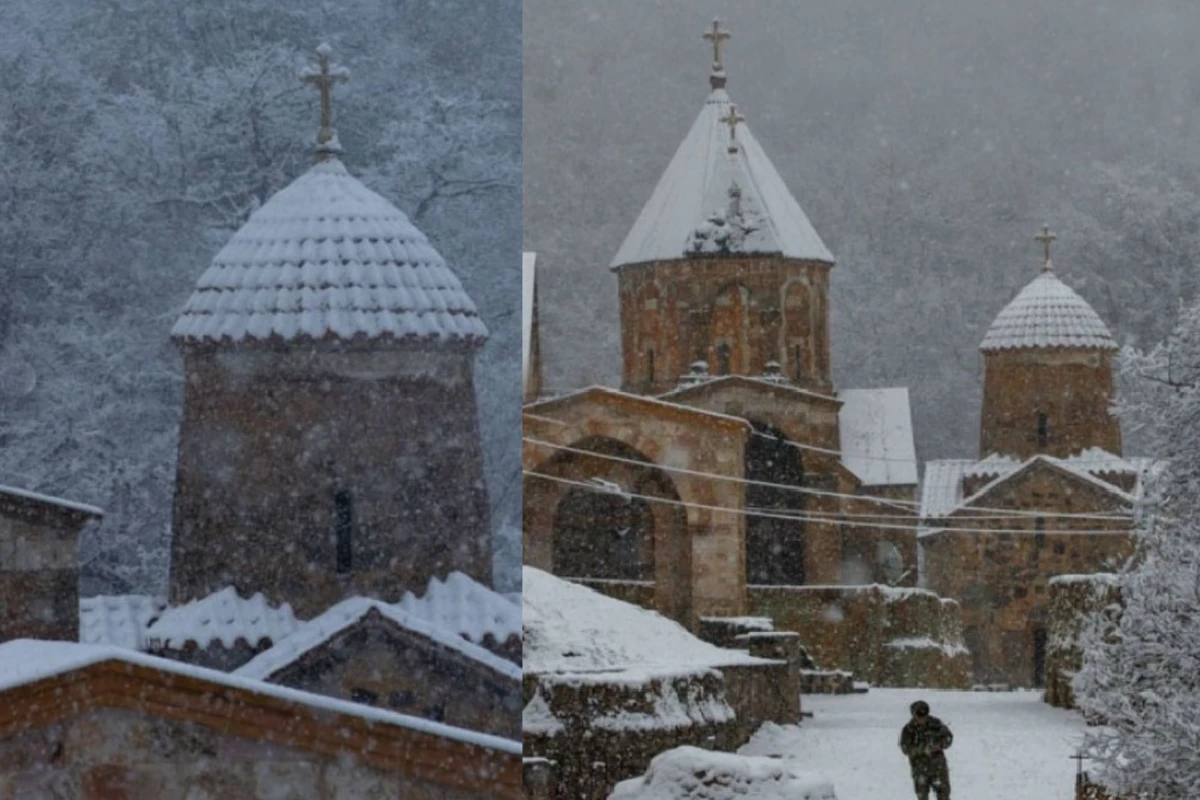 Reza Deqati Xudavəng monastır kompleksindən çəkdiyi fotoları paylaşıb - FOTO
