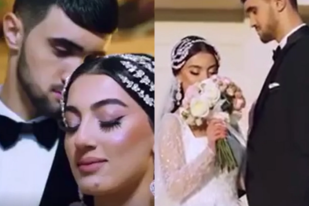 Qarabağın futbolçusunun 20 yaşında toyu oldu - VİDEO