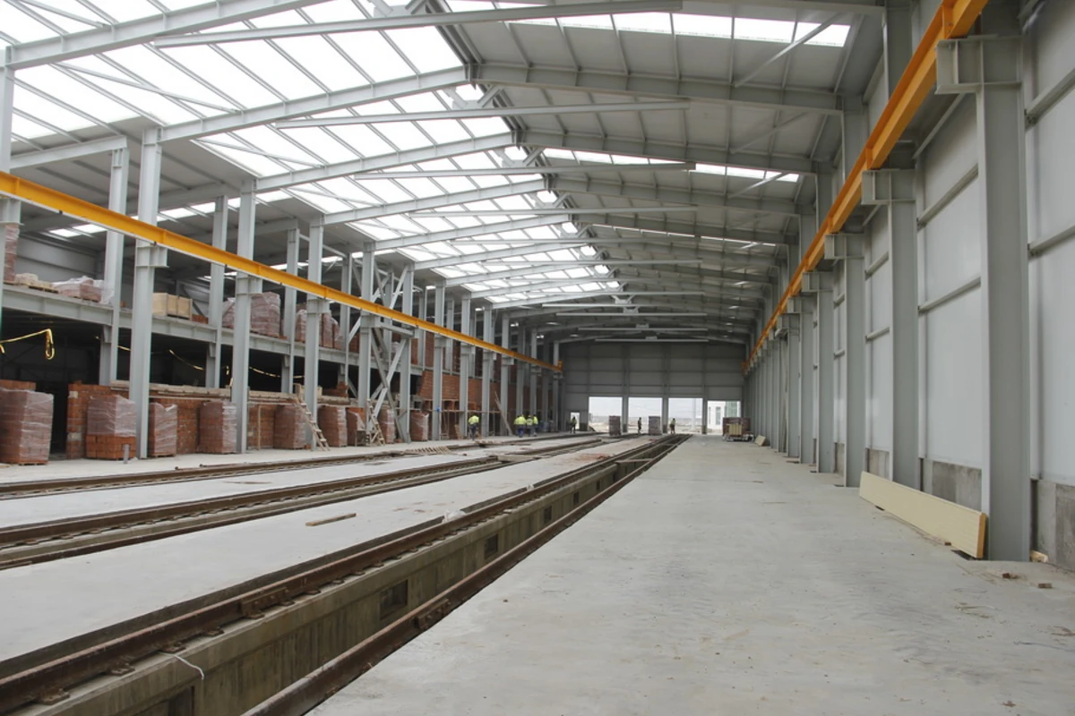 Bakıda yeni tikilən metrostansiyadan görüntülər - FOTO