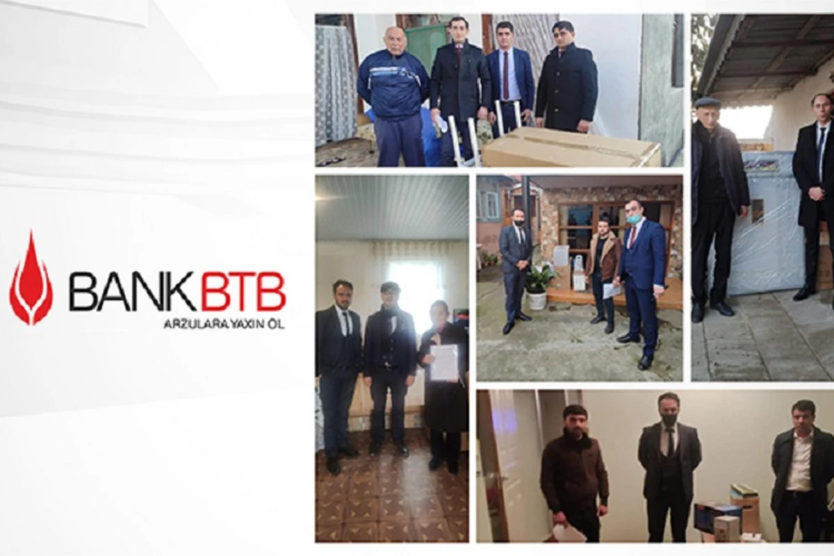 Bank BTB-dən özünüməşğulluq proqramı çərçivəsində aztəminatlı ailələrə növbəti dəstək