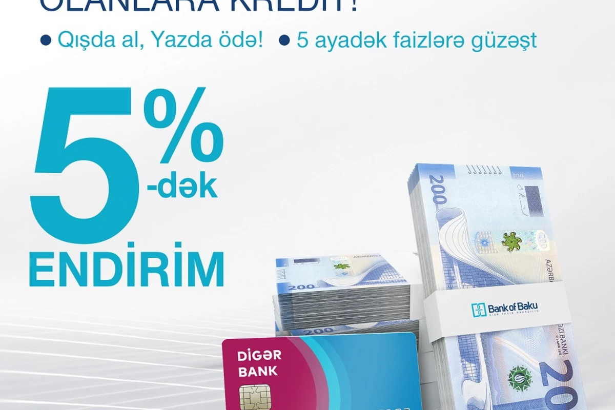Bank of Baku-dan maaş kartı başqa bankda olan HƏR KƏSƏ KREDİT!