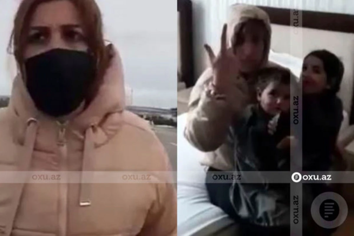 Uşaqlarını atan ana ondan şikayət edən kənd sakinlərini hədələdi - VİDEO