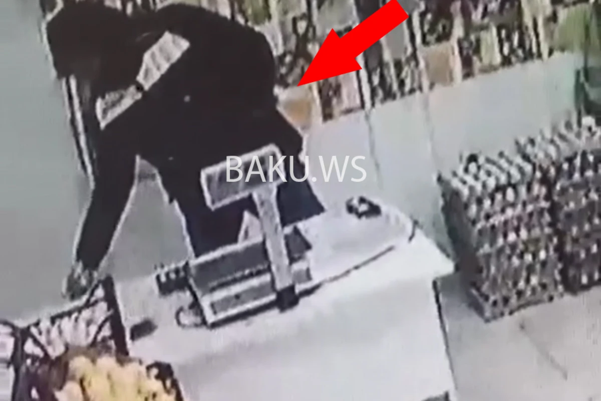 Mağazada oğurluq hadisəsi - ANBAAN VİDEO