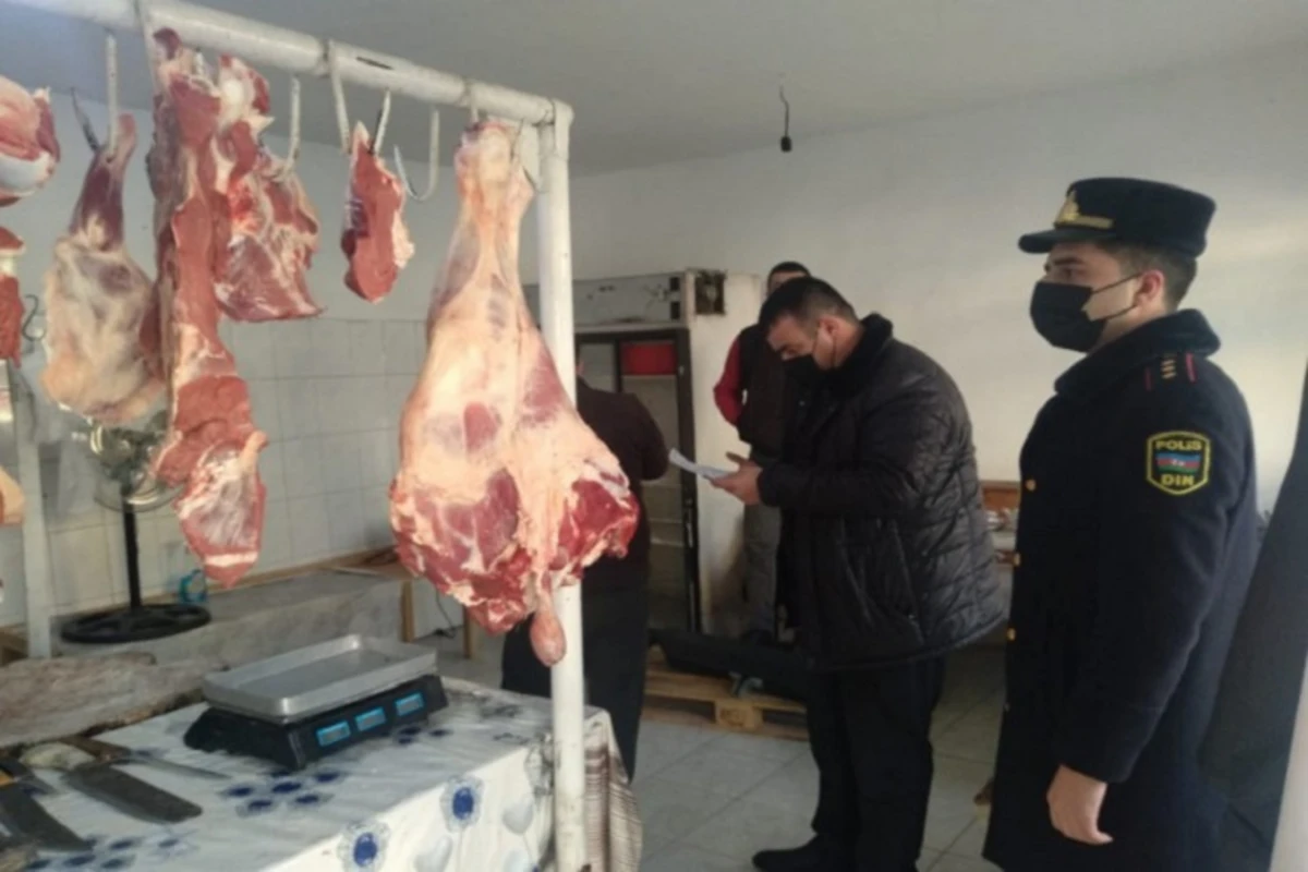 Azərbaycanda ət dükanlarında REYD